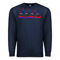 Navy american truck libbey glass Premium Sweatshirt - HRA Design Shop