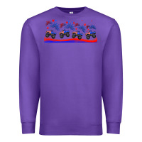 Purple american truck libbey glass Premium Sweatshirt - HRA Design Shop