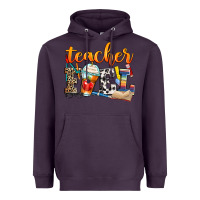 Plum teacher fuel Heavyweight Hoodie - Zillion Design Studio
