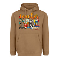 Toasted Coconut teacher fuel Heavyweight Hoodie - Zillion Design Studio