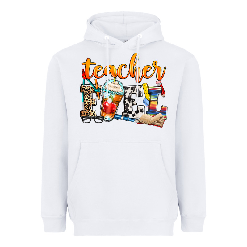 Teacher Fuel Heavyweight Hoodie by Zillion Design Studio | Teevron