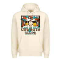 Sandshell cowboys and beers Premium Hoodie - NancyCooperArtShop