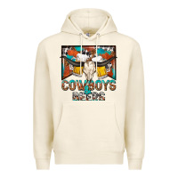 Tofu cowboys and beers Premium Hoodie - NancyCooperArtShop