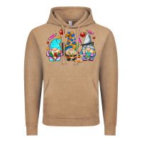 Vintage Coffee teacher gnomes Vintage Hoodie - AdoDesignShop