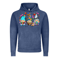 Vintage Denim teacher gnomes Vintage Hoodie - AdoDesignShop