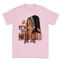 Bubblegum Pink It's the melanin for me Classic Tee - RanaPortraitStore