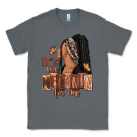 Charcoal Heather It's the melanin for me Classic Tee - RanaPortraitStore