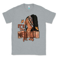 Heather Grey It's the melanin for me Classic Tee - RanaPortraitStore
