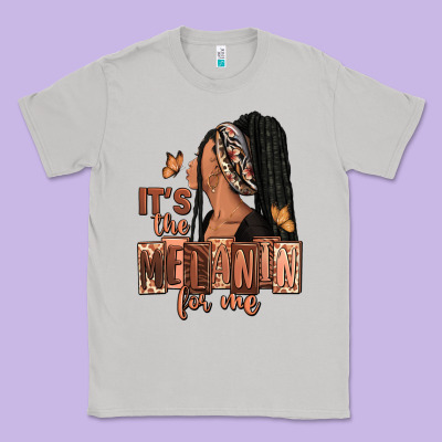 It's The Melanin For Me Classic Tee Designed By Ranaportraitstore