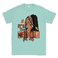 Seafoam It's the melanin for me Classic Tee - RanaPortraitStore