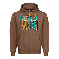 Chestnut blessed mini with sunflowers Zipper Hoodie - texasbilliewilder