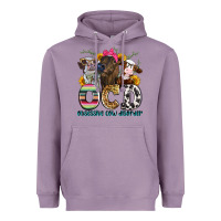 Lavender ocd obsessive cow disorder Heavyweight Hoodie - Zillion Design Studio