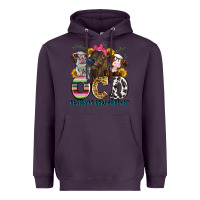 Plum ocd obsessive cow disorder Heavyweight Hoodie - Zillion Design Studio