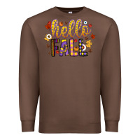 Chestnut hello fall Premium Sweatshirt - CowhideDigitalArt