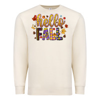 Sandshell hello fall Premium Sweatshirt - CowhideDigitalArt
