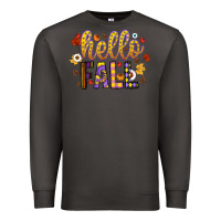 Smoke hello fall Premium Sweatshirt - CowhideDigitalArt
