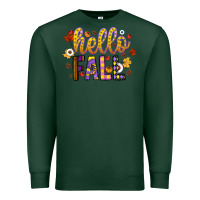 Sports Green hello fall Premium Sweatshirt - CowhideDigitalArt