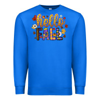 True Royal hello fall Premium Sweatshirt - CowhideDigitalArt
