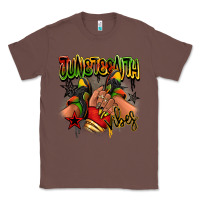 Chestnut Juneteenth vibes black girl sneakers Classic Tee - RanaPortraitStore