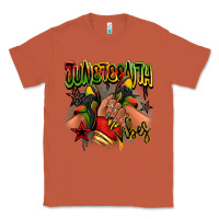 Juneteenth Vibes Black Girl Sneakers Classic Tee | Teevron