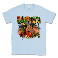 Dusty Blue Juneteenth vibes black girl sneakers Classic Tee - RanaPortraitStore