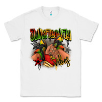 White Juneteenth vibes black girl sneakers Classic Tee - RanaPortraitStore