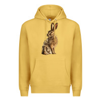 Antique Gold Hares Premium Hoodie - LillyAllenDesigns