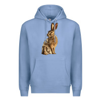 Colony Blue Hares Premium Hoodie - LillyAllenDesigns