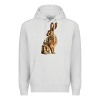 Dove Grey Hares Premium Hoodie - LillyAllenDesigns