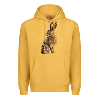 Mustard Hares Premium Hoodie - LillyAllenDesigns