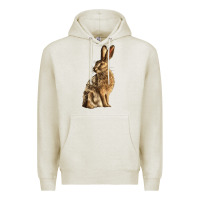 Oatmeal Heather Hares Premium Hoodie - LillyAllenDesigns