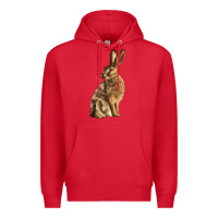 Red Hares Premium Hoodie - LillyAllenDesigns