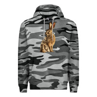 Slate Camo Hares Premium Hoodie - LillyAllenDesigns