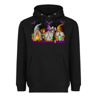 Black Halloween Gnomes Heavyweight Hoodie - texasbilliewilder
