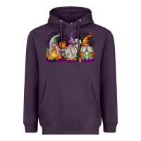 Plum Halloween Gnomes Heavyweight Hoodie - texasbilliewilder