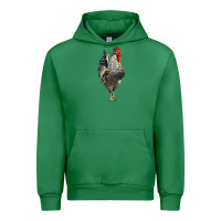 Emerald cream legbar rooster Urban Hoodie - LillyAllenDesigns