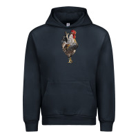 Navy cream legbar rooster Urban Hoodie - LillyAllenDesigns