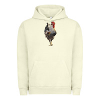 Pigment Pistachio cream legbar rooster Urban Hoodie - LillyAllenDesigns