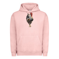 Pigment Salmon cream legbar rooster Urban Hoodie - LillyAllenDesigns