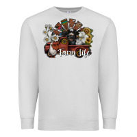 Dove Grey farm life Premium Sweatshirt - SublimationCraftShop