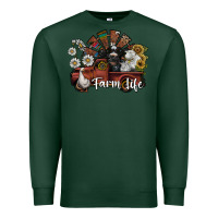 Sports Green farm life Premium Sweatshirt - SublimationCraftShop