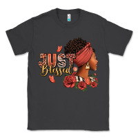 Smoke Just blessed afro woman with roses Classic Tee - RanaPortraitStore