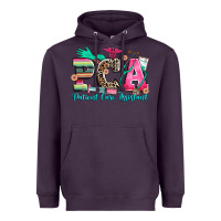 Plum pca patient care assistant Heavyweight Hoodie - Zillion Design Studio