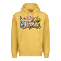 Antique Gold blessed mama easter Premium Hoodie - BarkalooDesign