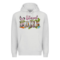 Dove Grey blessed mama easter Premium Hoodie - BarkalooDesign