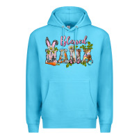 Ocean Blue blessed mama easter Premium Hoodie - BarkalooDesign