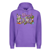 Purple blessed mama easter Premium Hoodie - BarkalooDesign
