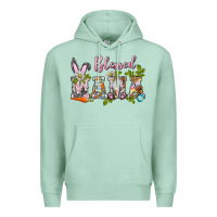 Seafoam blessed mama easter Premium Hoodie - BarkalooDesign