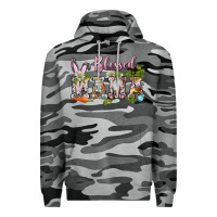 Slate Camo blessed mama easter Premium Hoodie - BarkalooDesign