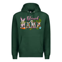 Sports Green blessed mama easter Premium Hoodie - BarkalooDesign